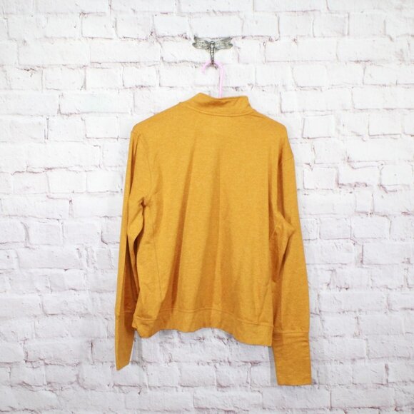 LL Bean VentureSoft Pullover Quarter Zip Toffee Marl Size L - Picture 6 of 12